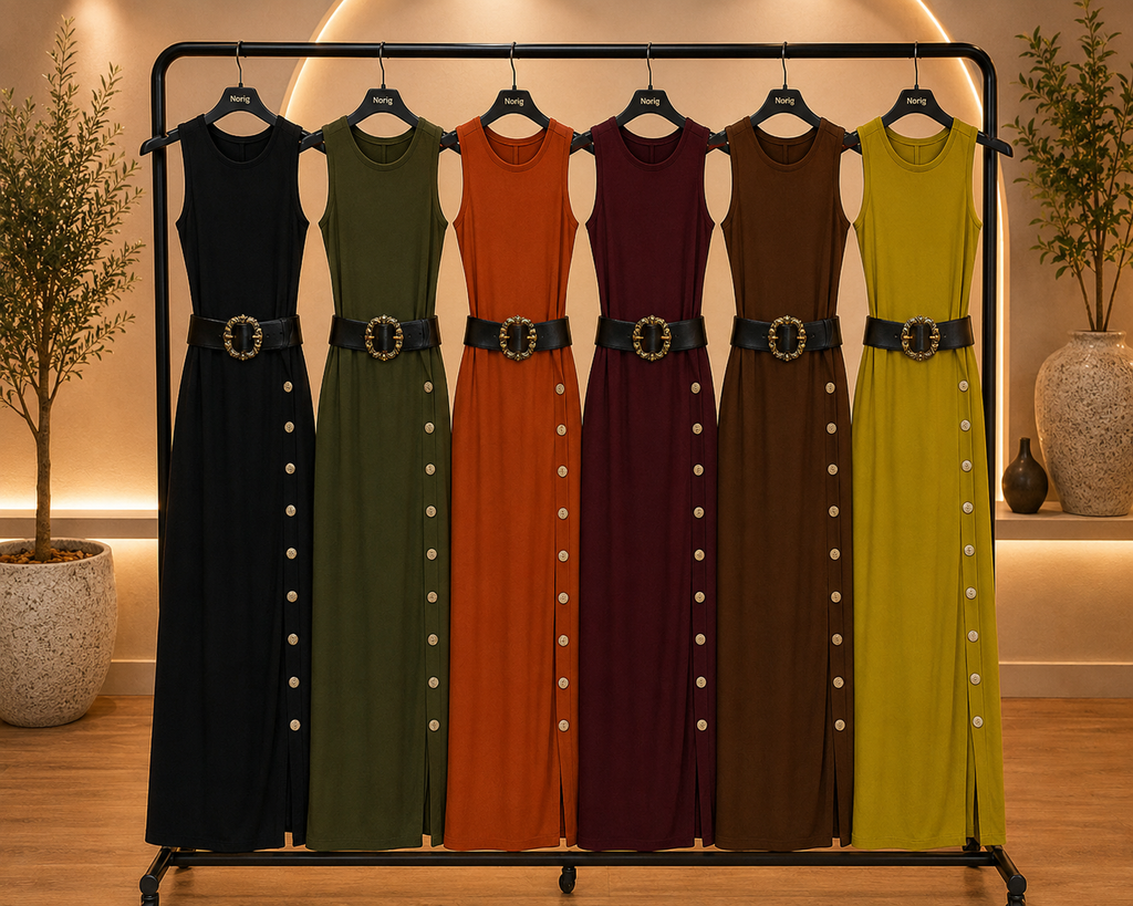 Vestido Belt + cinturón