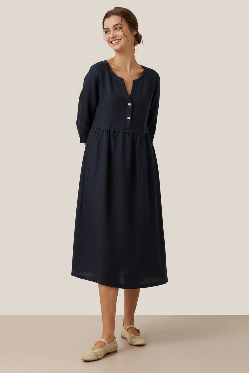CADIZ | Vestido de Lino Vintage