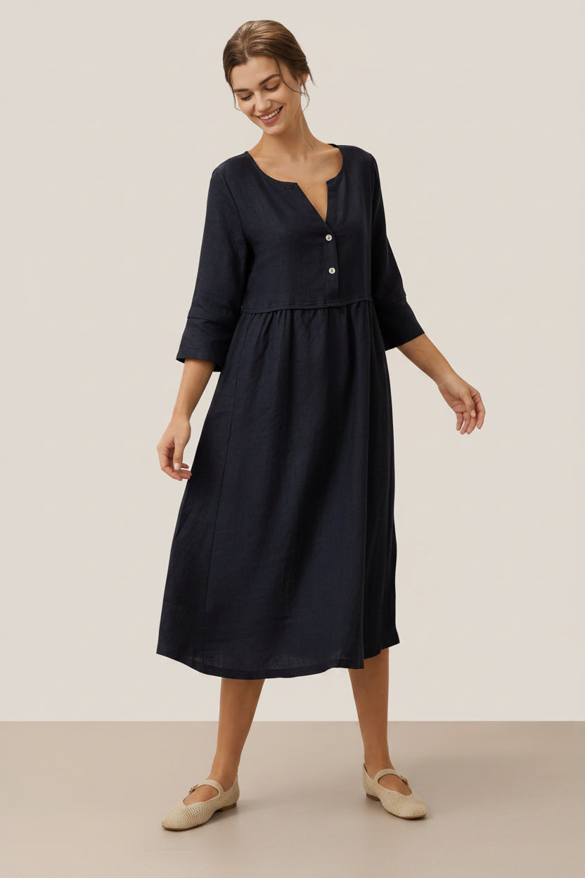 CADIZ | Vestido de Lino Vintage