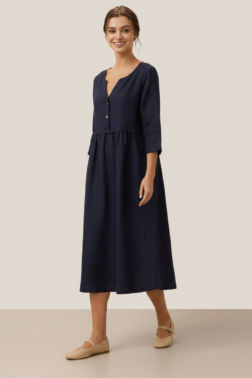 CADIZ | Vestido de Lino Vintage
