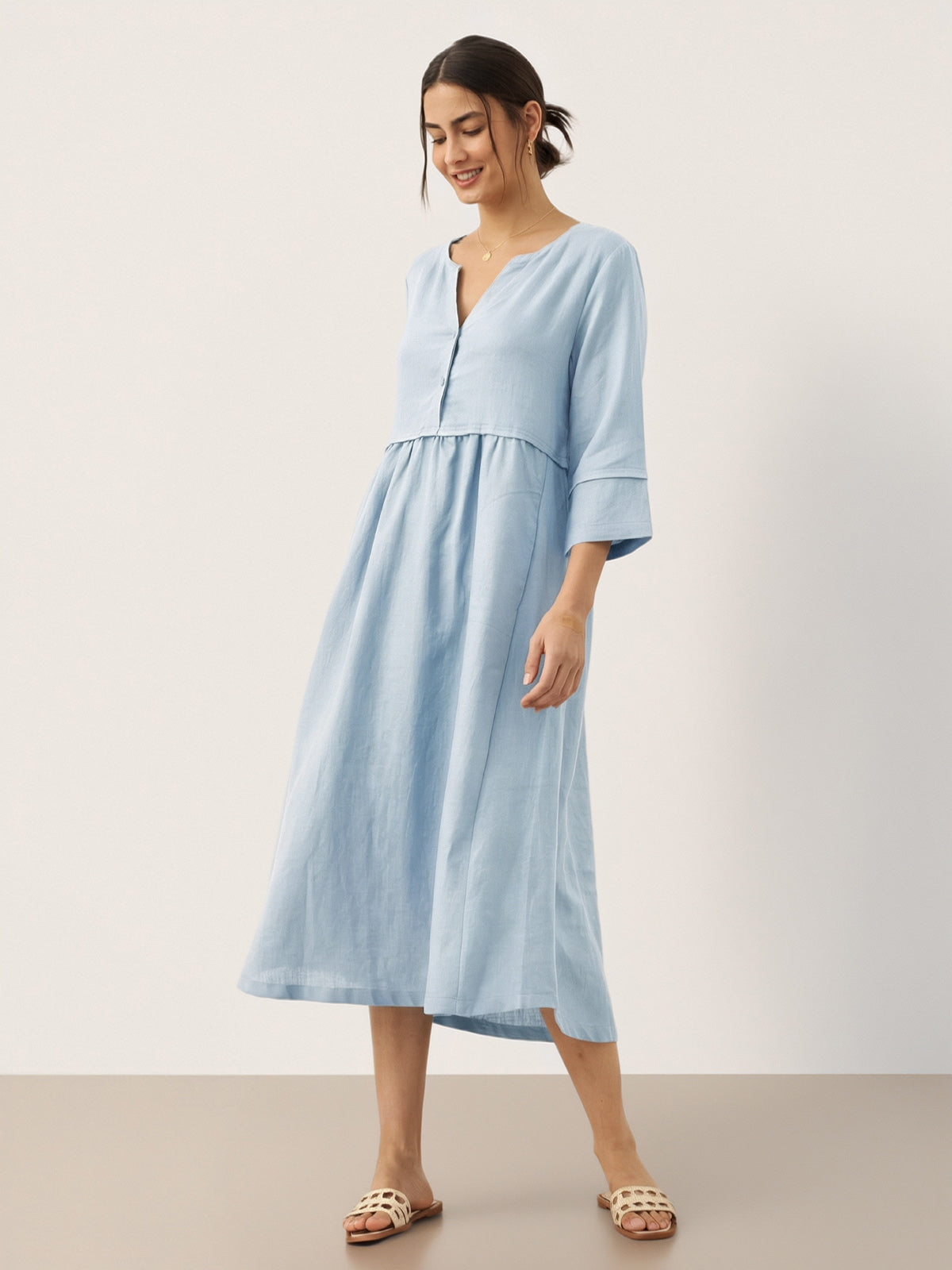 CADIZ | Vestido de Lino Vintage