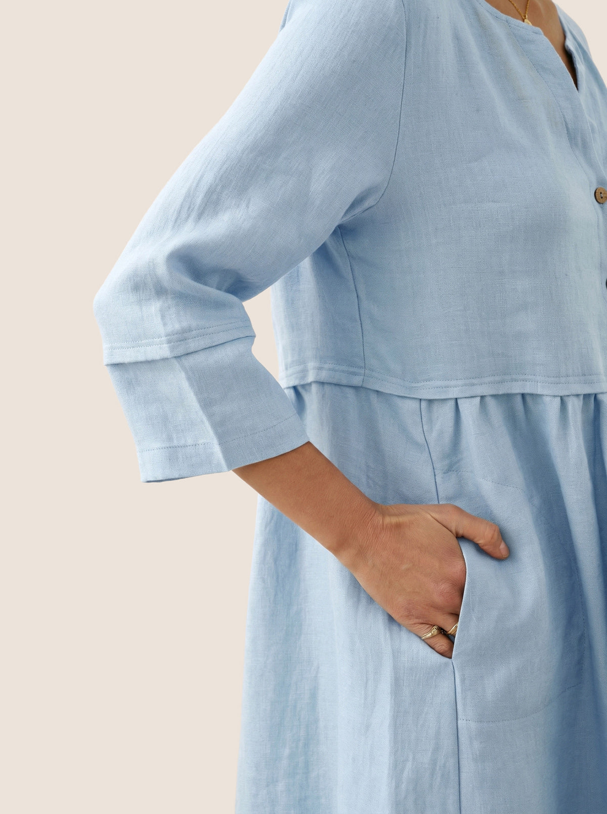 CADIZ | Vestido de Lino Vintage