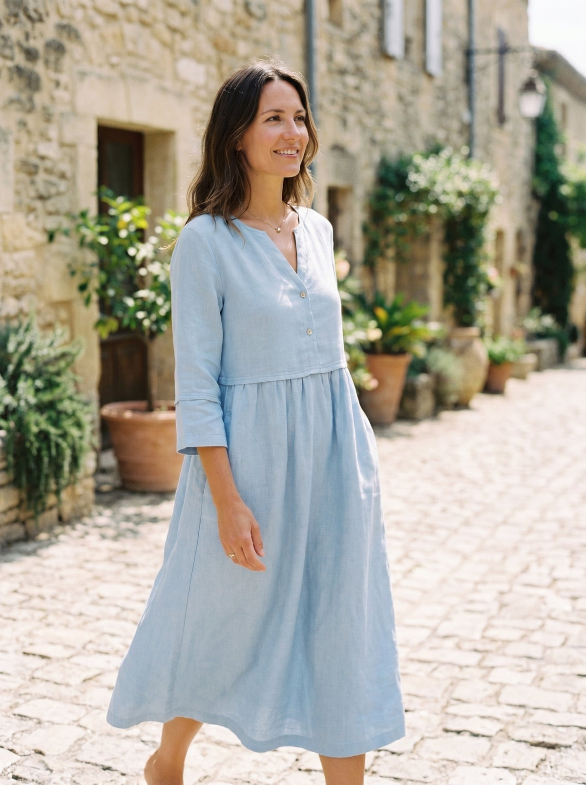CADIZ | Vestido de Lino Vintage