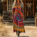 Zoe - Vestido Bohemio Fluido de Elegancia Diaria