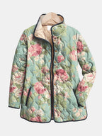 Kaia - Chaqueta Acolchada Floral Vintage