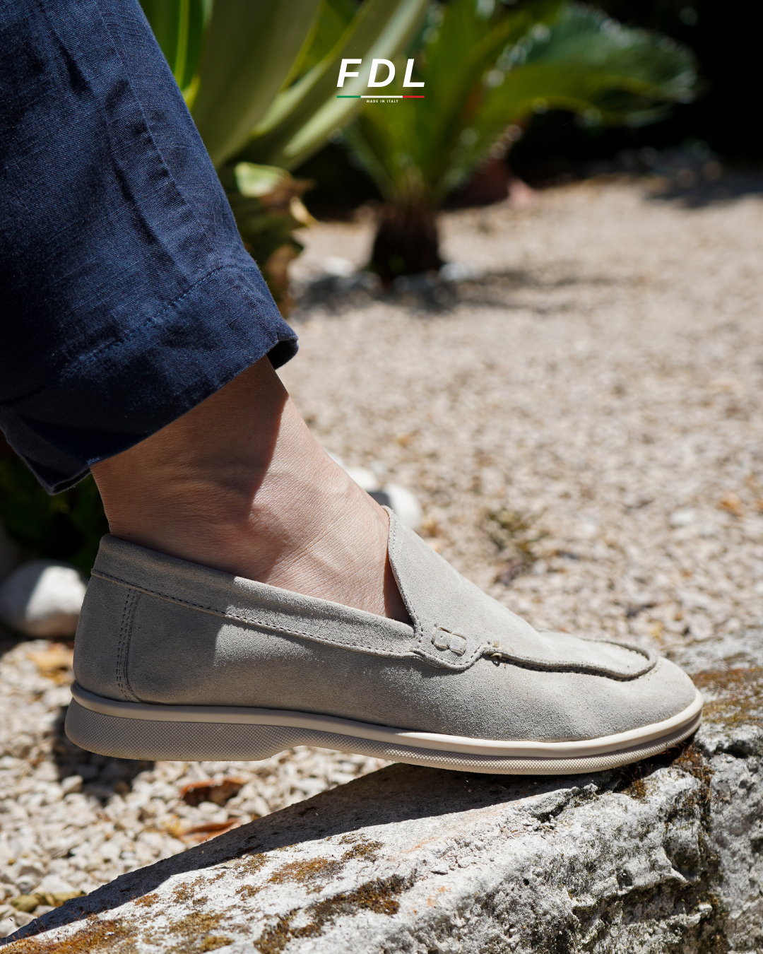 Mocasines Portofino en Ante Beige