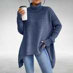 Jana- Jersey Elegante de Cuello Alto
