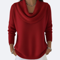 Giulia - Suéter Acogedor con Cuello de Volantes