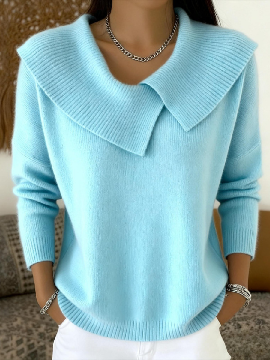 Lucia - Jersey Cálido con Cuello Suave