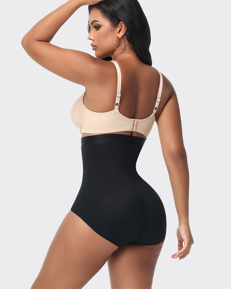 Braga Moldeadora de Talle Alto con Realce de Glúteos, Control de Abdomen y Cremallera