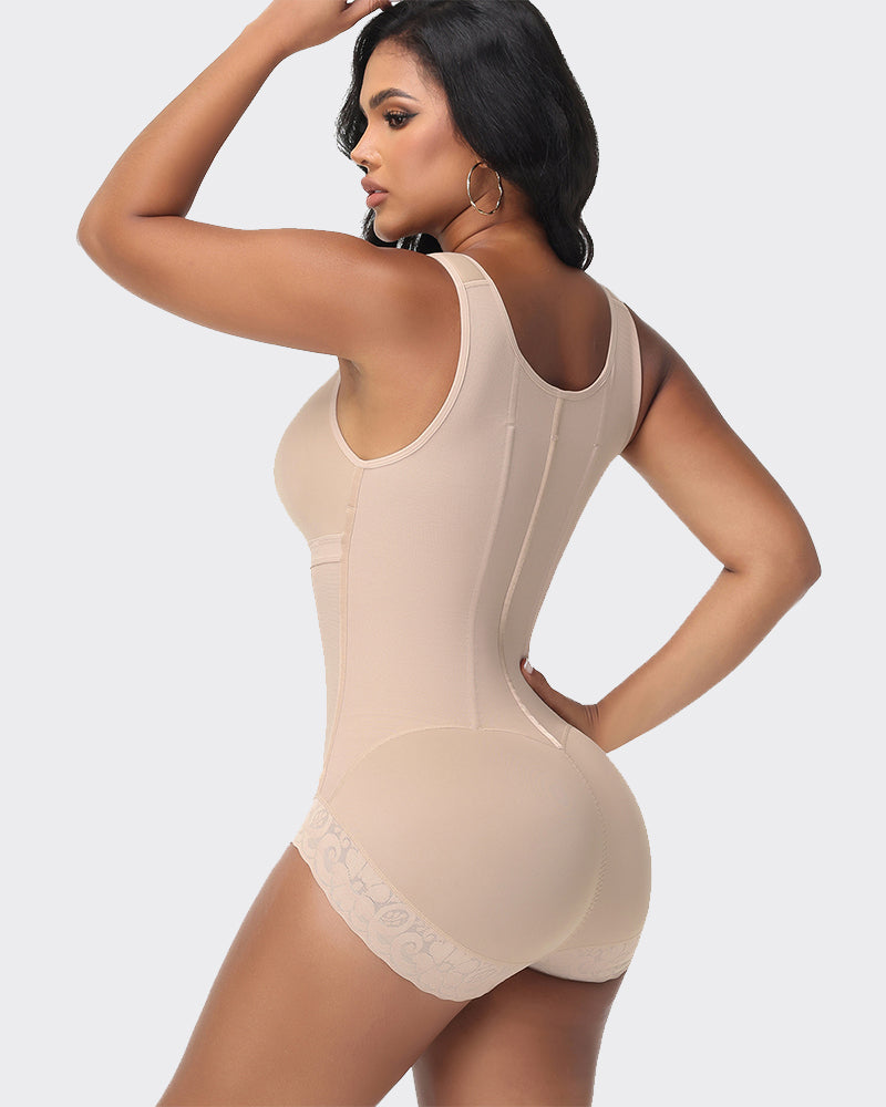 Body Moldeador PowerMesh Doble Capa con Sujetador Integrado | Efecto Reloj de Arena