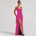 Aria | Vestido Maxi Slip con Espalda Descubierta