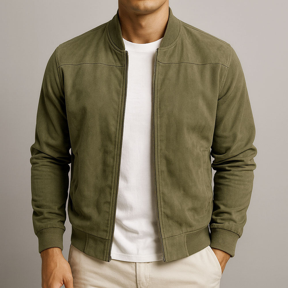 ALBERTO | Chaqueta de ante para hombre
