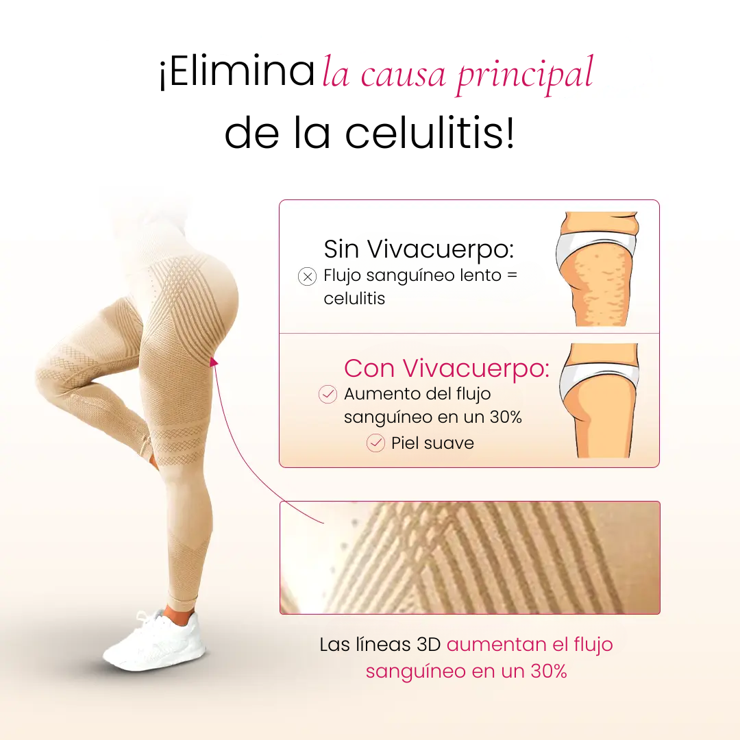 Leggings 3D VivaCuerpo™ - Rojo