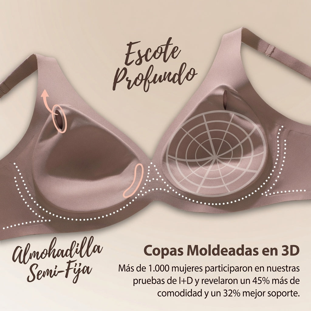 Sujetador Efecto Lift Sin Aros