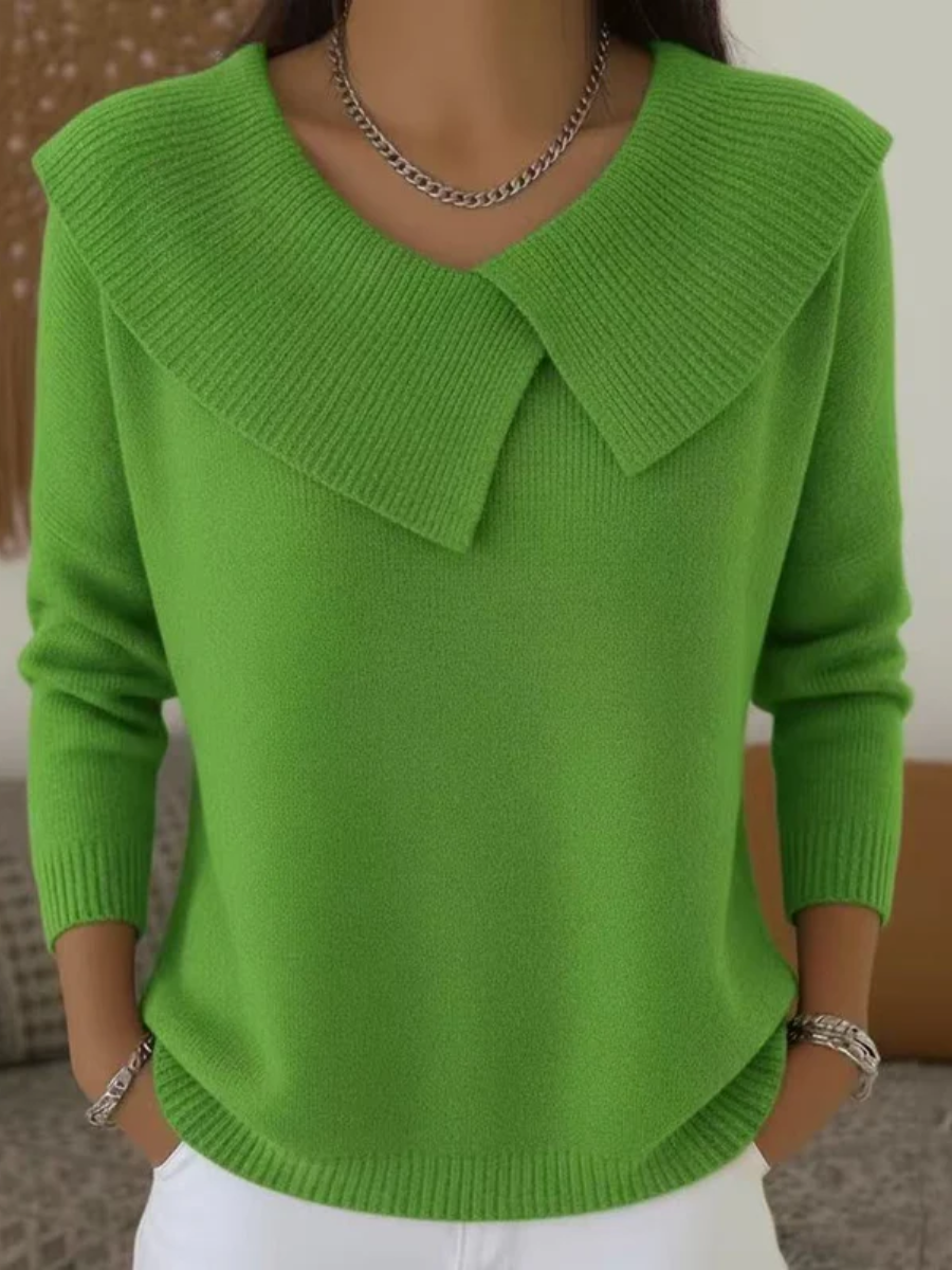 Lucia - Jersey Cálido con Cuello Suave