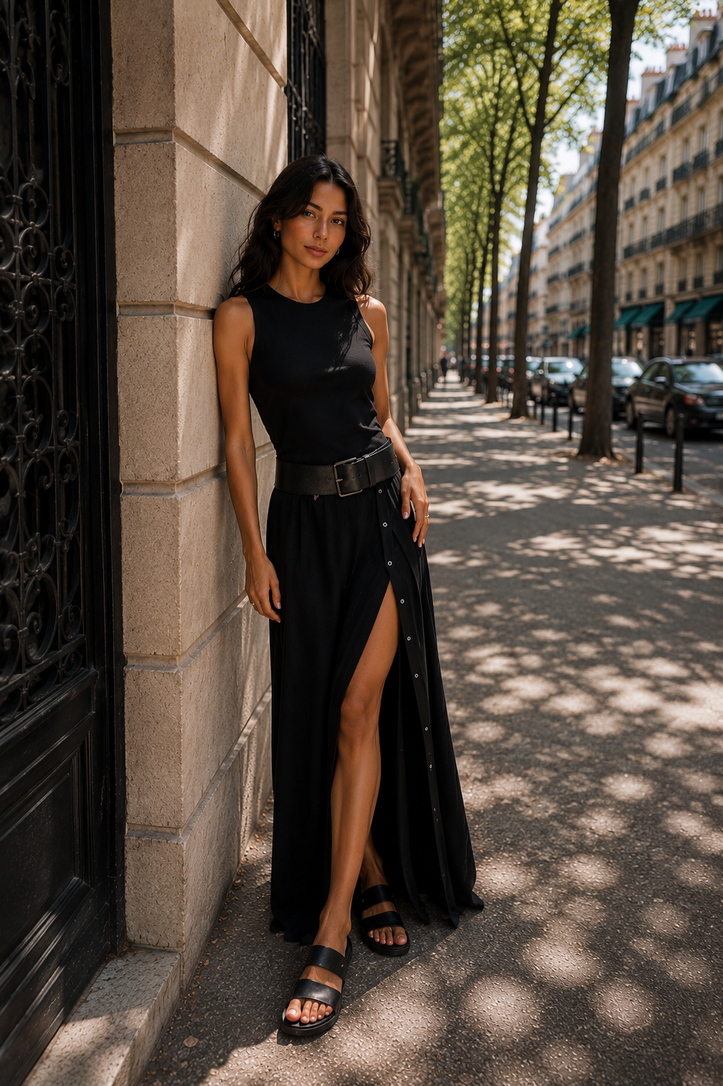 Vestido Belt + cinturón