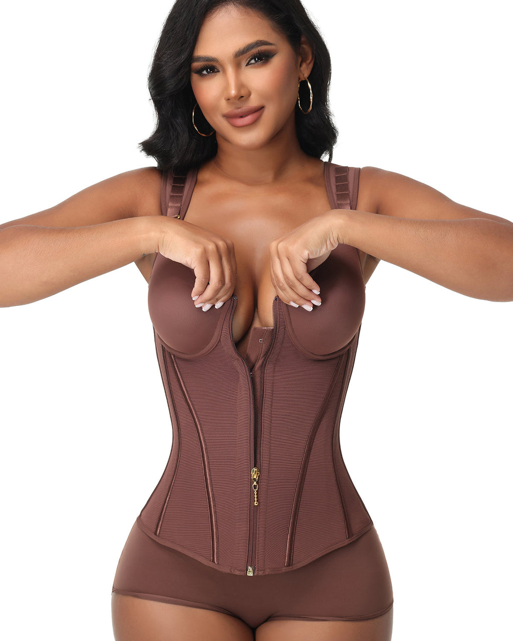 Top Faja Corset de Doble Compresión con Sujetador Integrado | Shapshe
