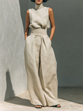 Conjunto verano Lino Pantalon Ancho