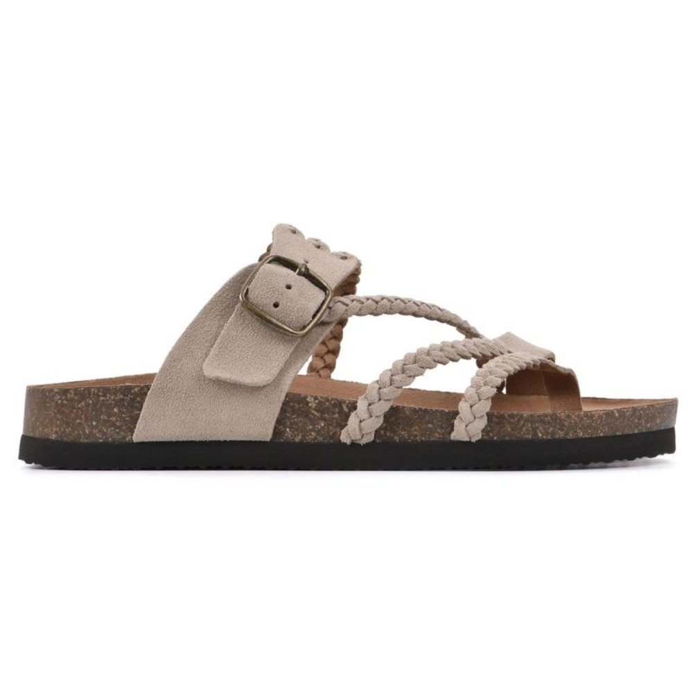 Jocelyn - Sandalias de Corcho Trenzadas