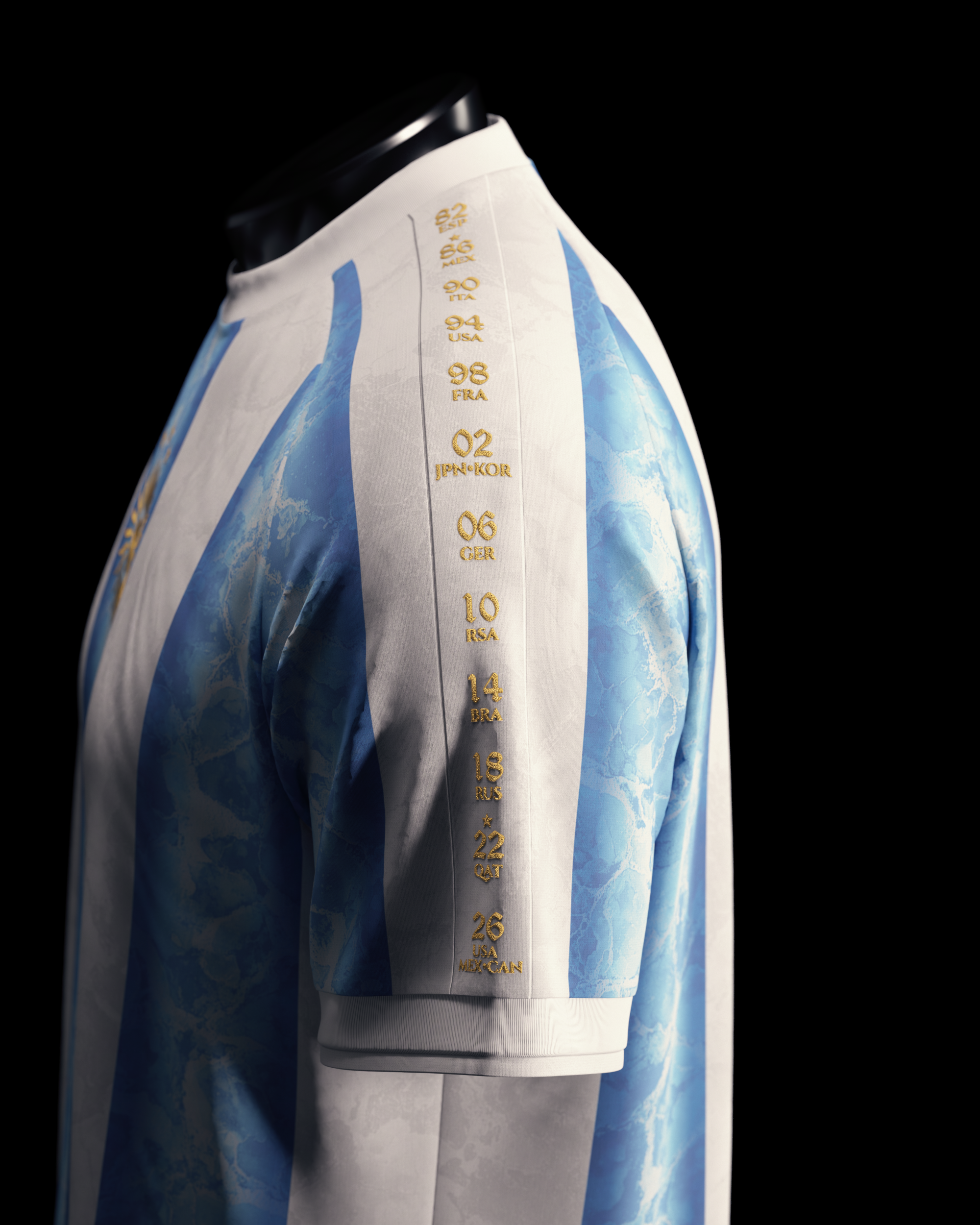 Camiseta Argentina «Glaciar» (Edición Mundial 2026)