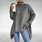 Jana- Jersey Elegante de Cuello Alto