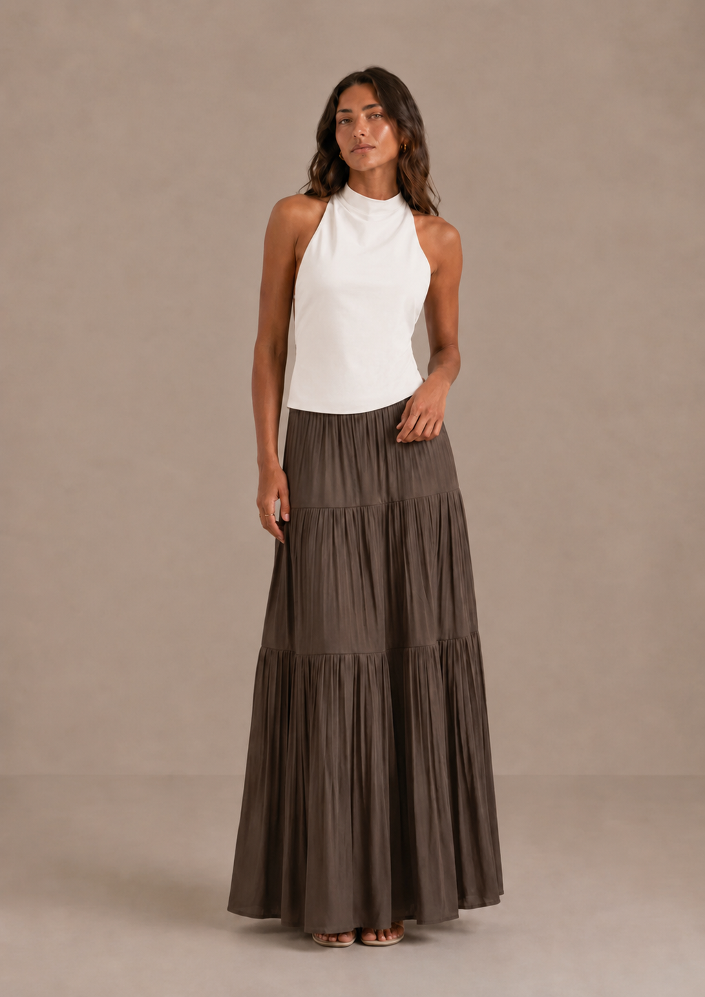 AMELIA | Falda Maxi Fluida