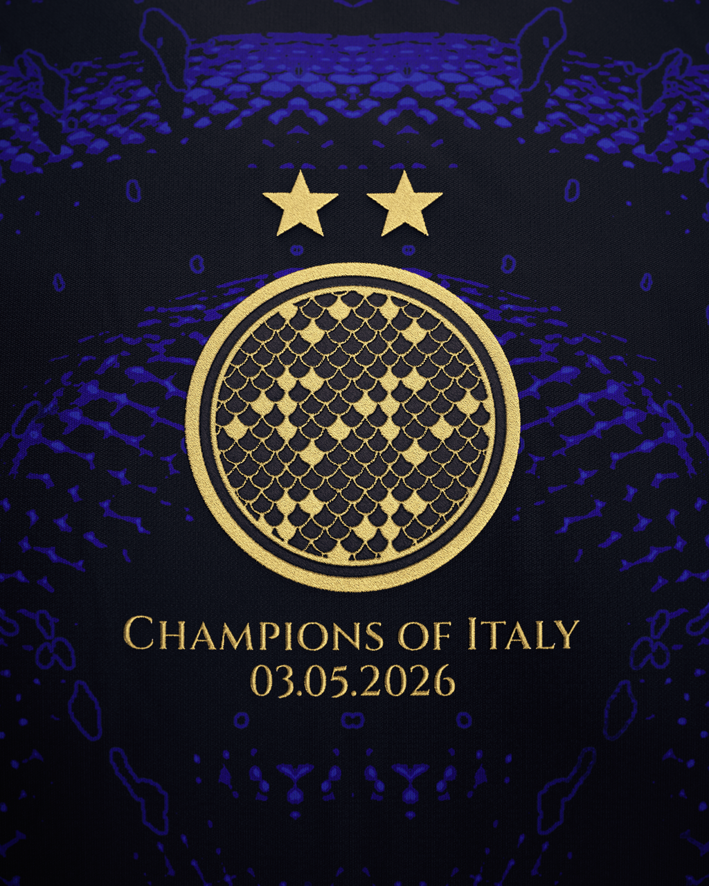 Camiseta «Il Serpente» Campeones de Italia 2026