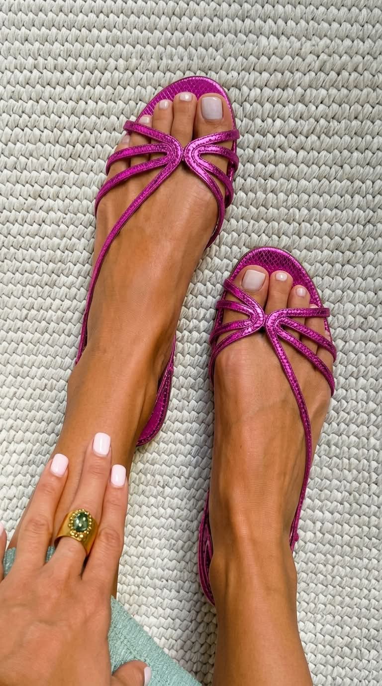 Zahara | Sandalias Doradas, Elegancia Estival