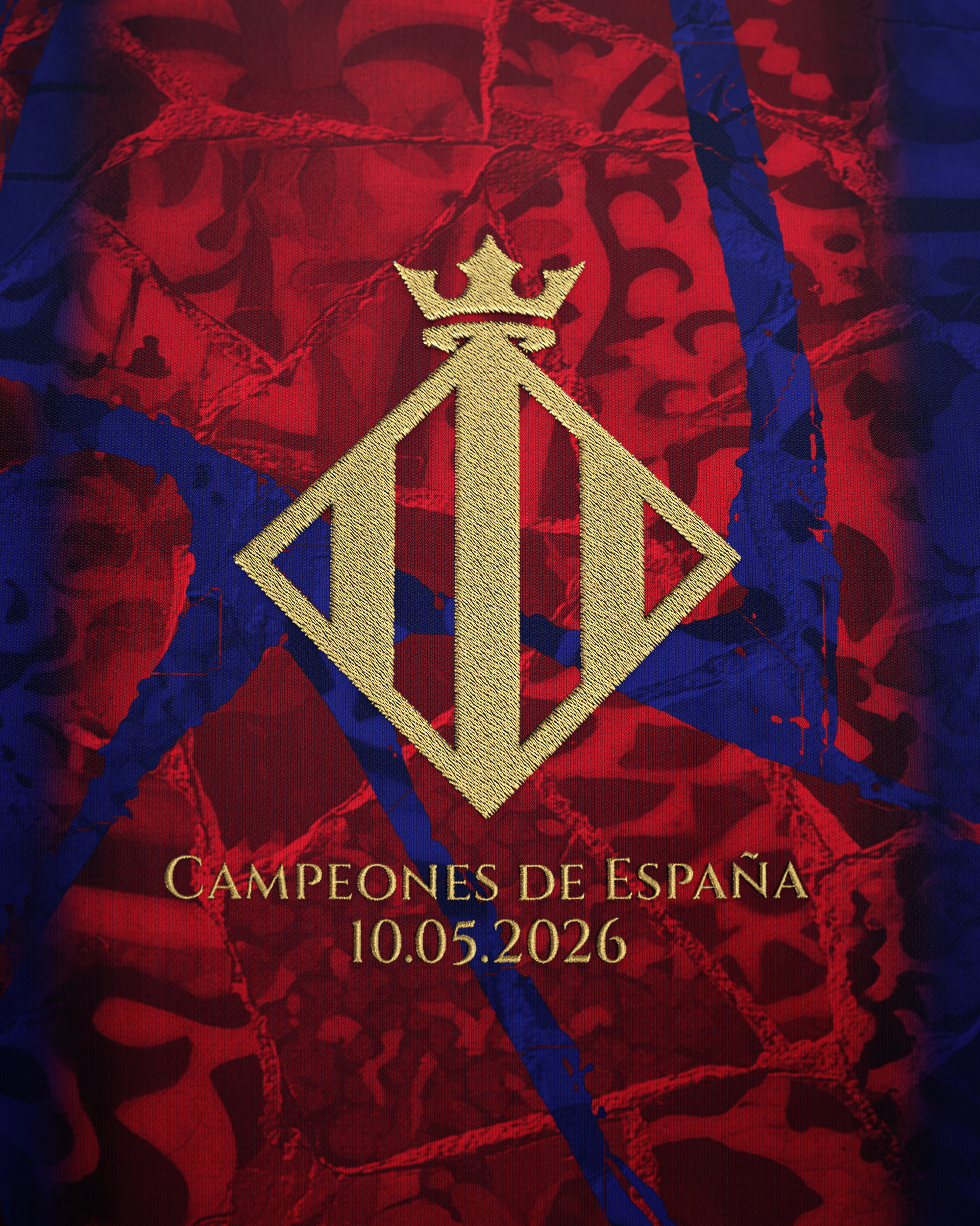 Camiseta Barcelona Campeones de España 2026