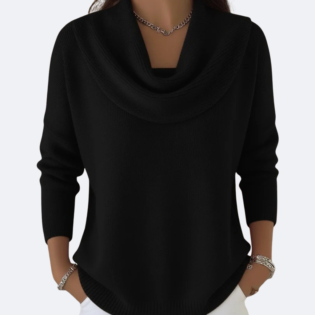 Giulia - Suéter Acogedor con Cuello de Volantes
