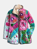 Kaia - Chaqueta Acolchada Floral Vintage