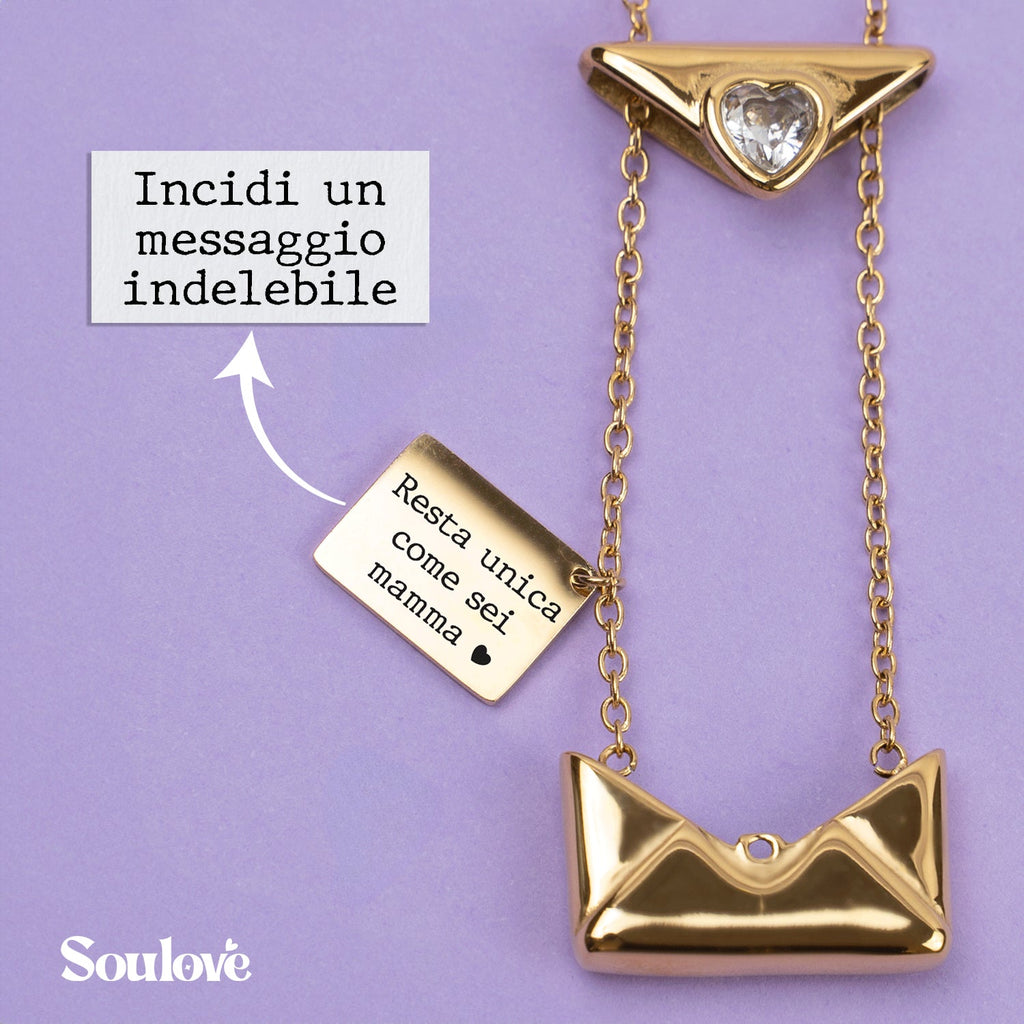 Collar Letra con Mensaje Secreto