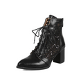 Willow - Botas a la Media Pantorrilla de Elegancia Victoriana