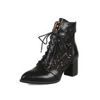 Willow - Botas a la Media Pantorrilla de Elegancia Victoriana