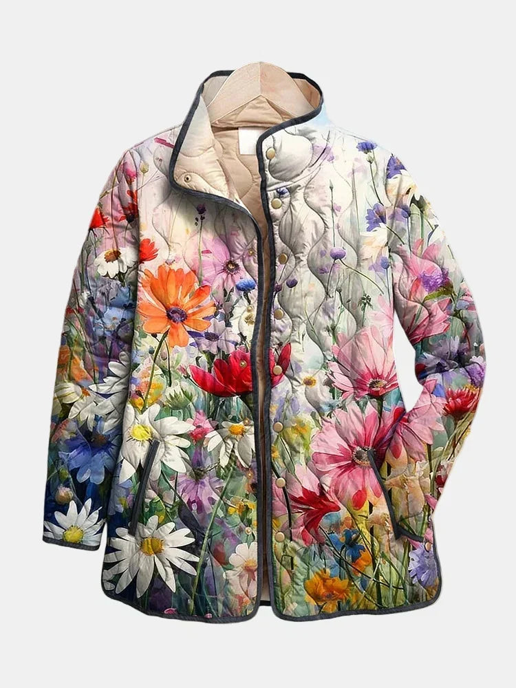 Kaia - Chaqueta Acolchada Floral Vintage