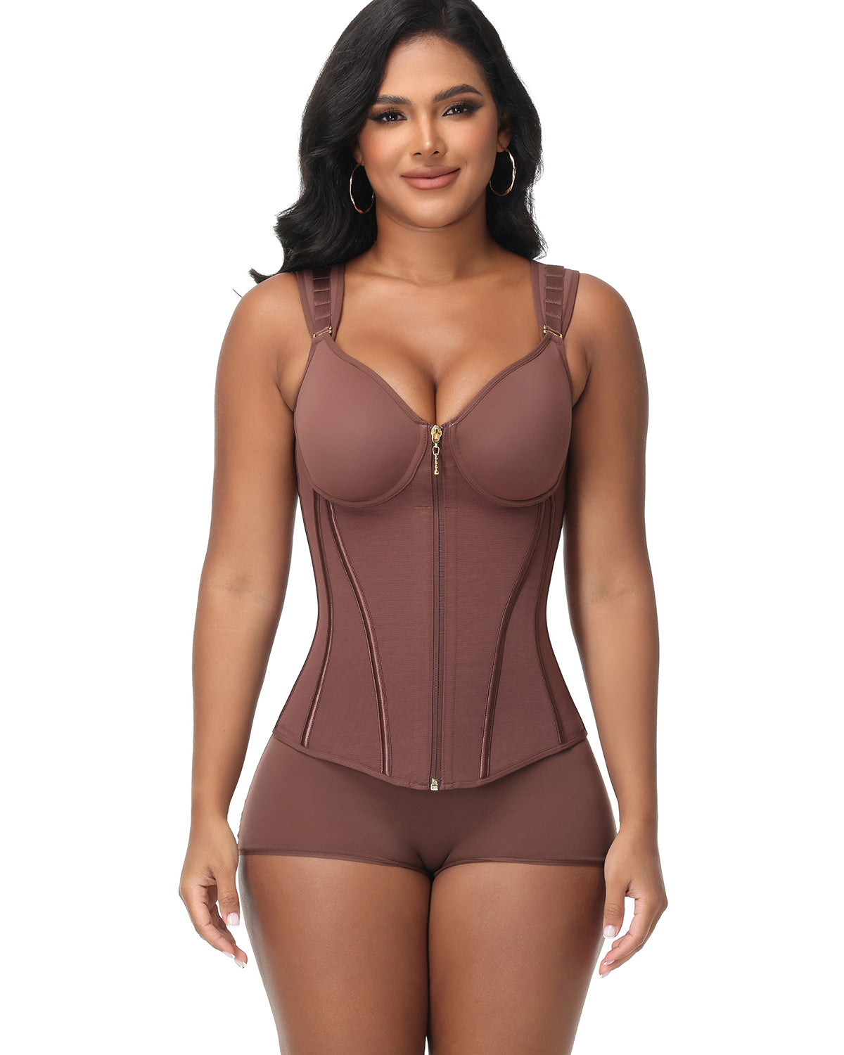 Top Faja Corset de Doble Compresión con Sujetador Integrado | Shapshe