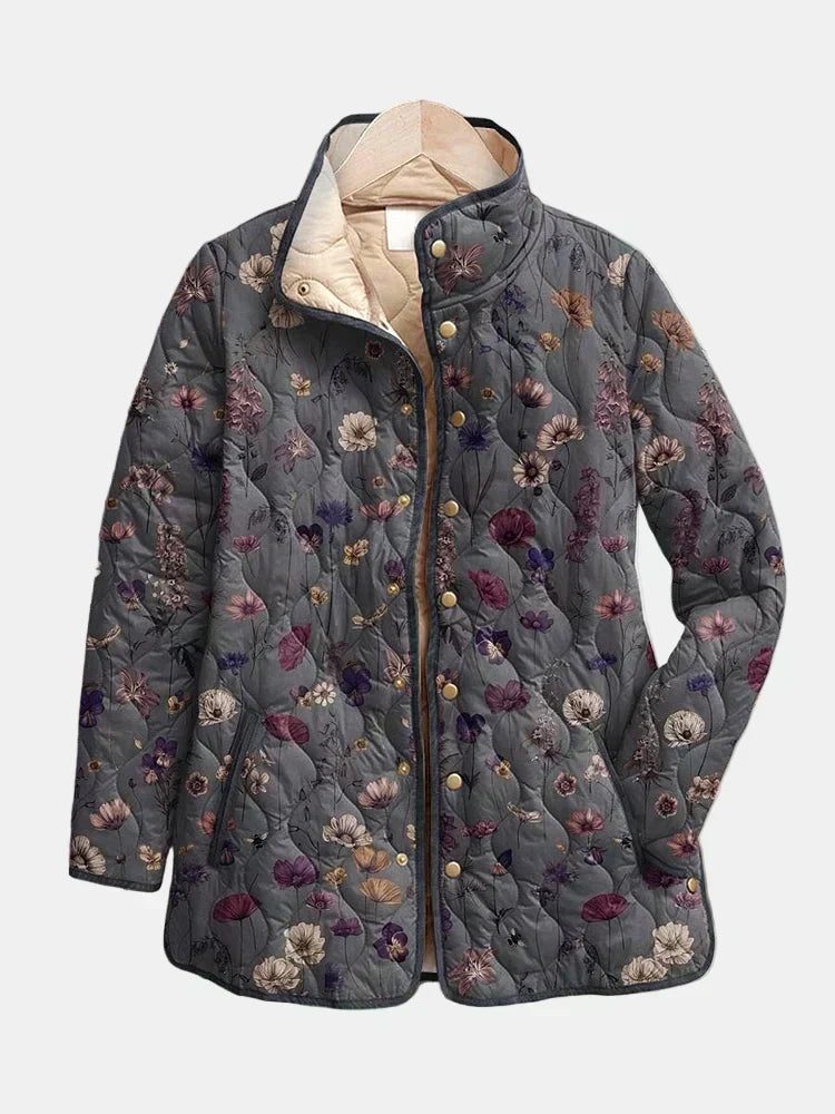 Kaia - Chaqueta Acolchada Floral Vintage