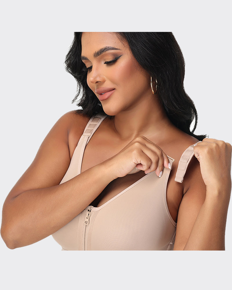 Body Moldeador PowerMesh Doble Capa con Sujetador Integrado | Efecto Reloj de Arena