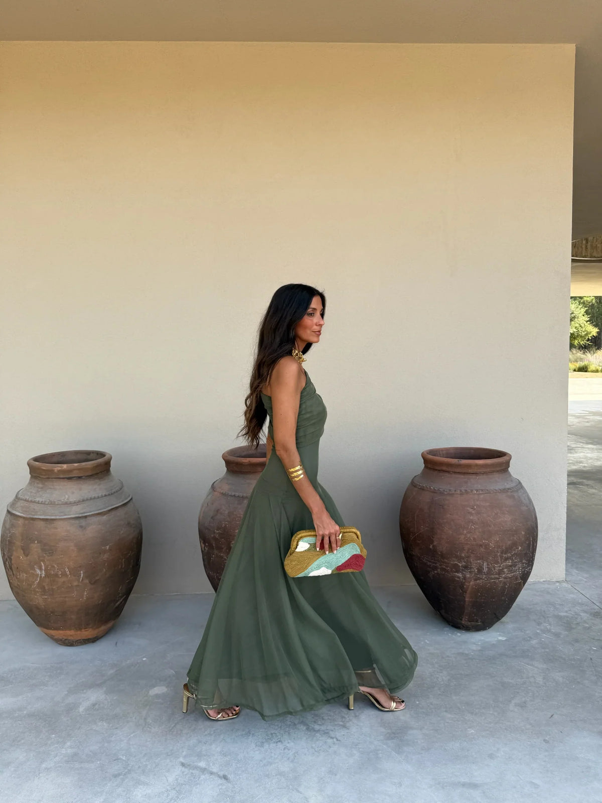 Vestido Toledo en Verde
