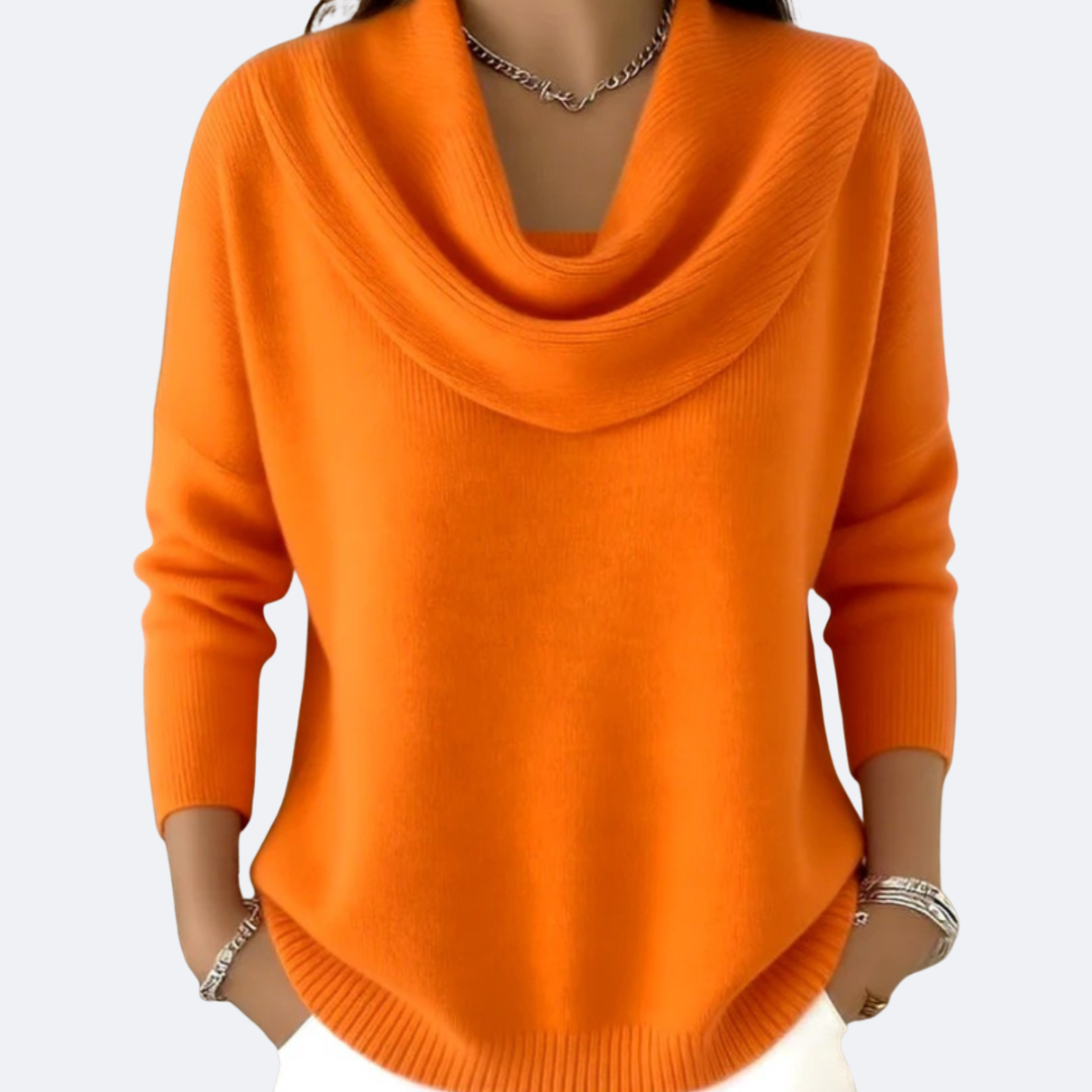 Giulia - Suéter Acogedor con Cuello de Volantes