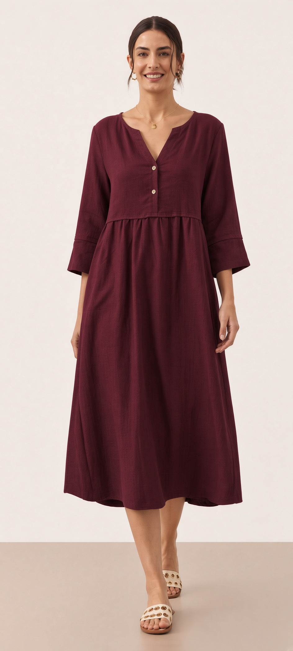 CADIZ | Vestido de Lino Vintage