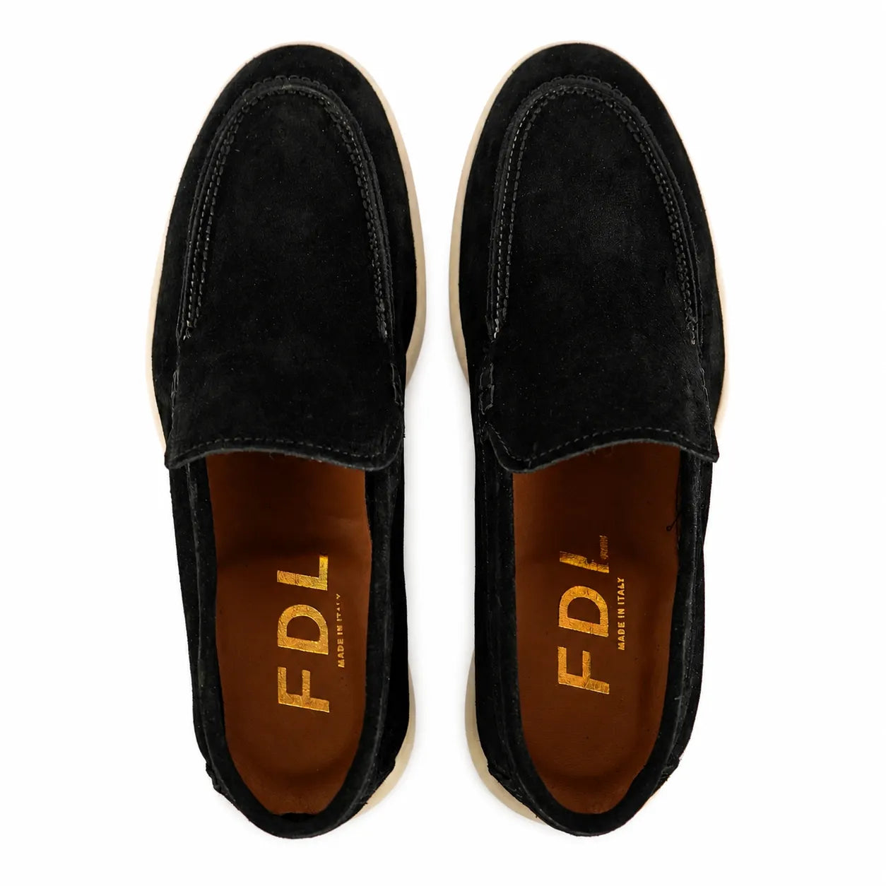 Mocasines Portofino en Ante Negro