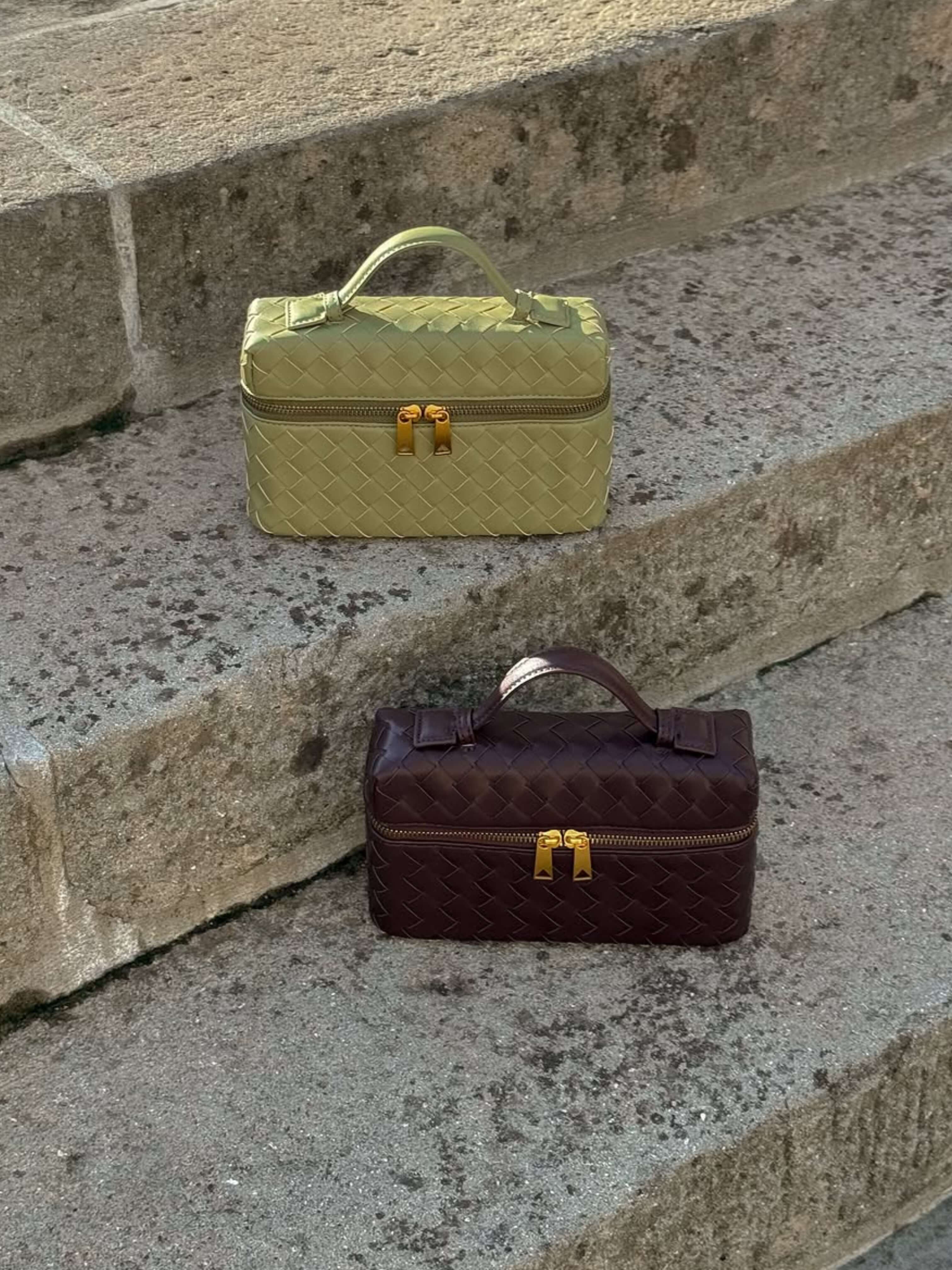 Julia | Strukturierte, geflochtene Tasche