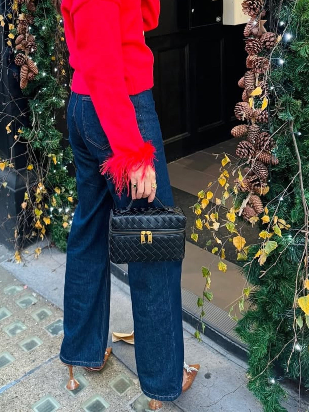 Julia | Strukturierte, geflochtene Tasche
