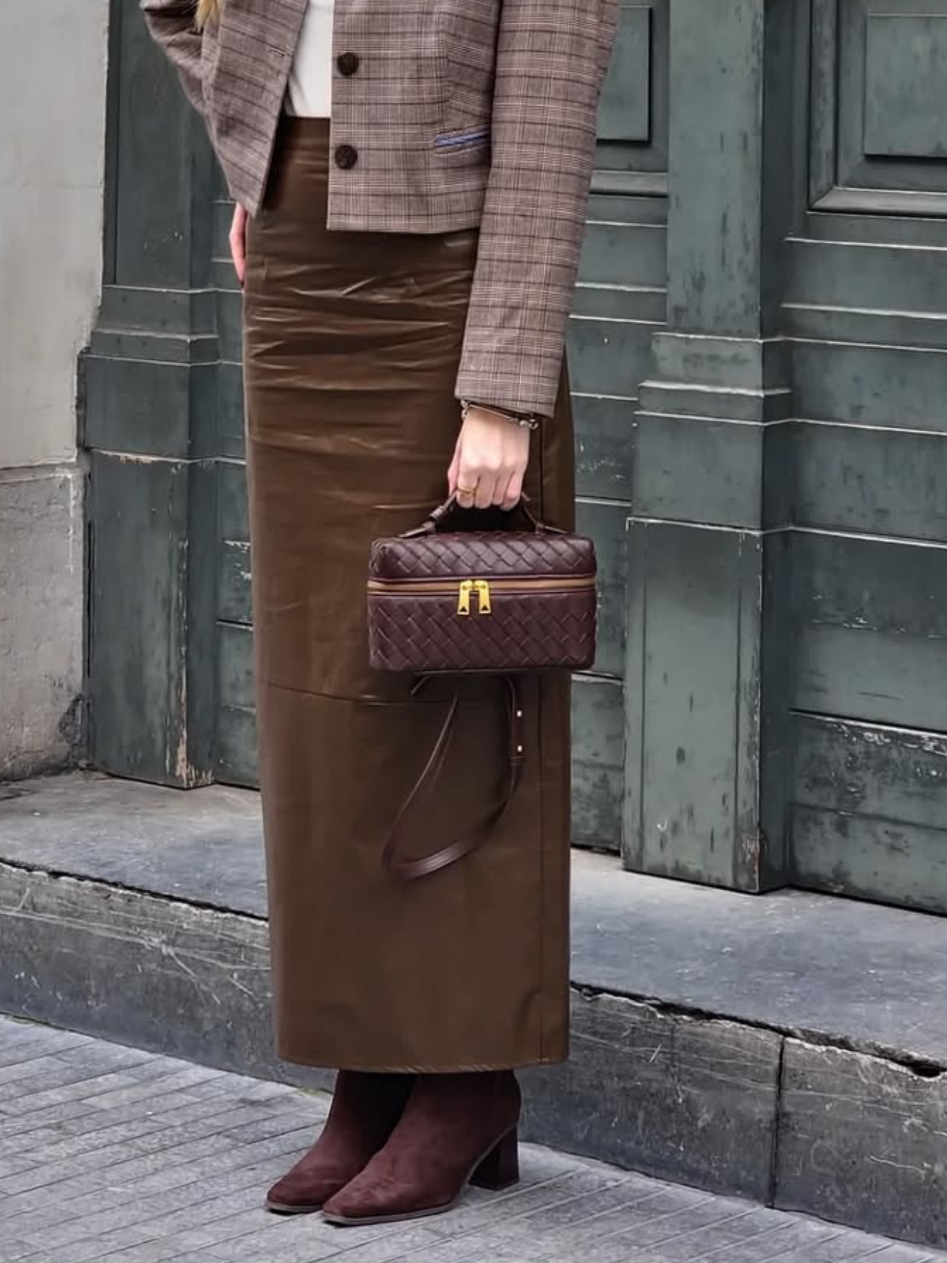 Julia | Strukturierte, geflochtene Tasche