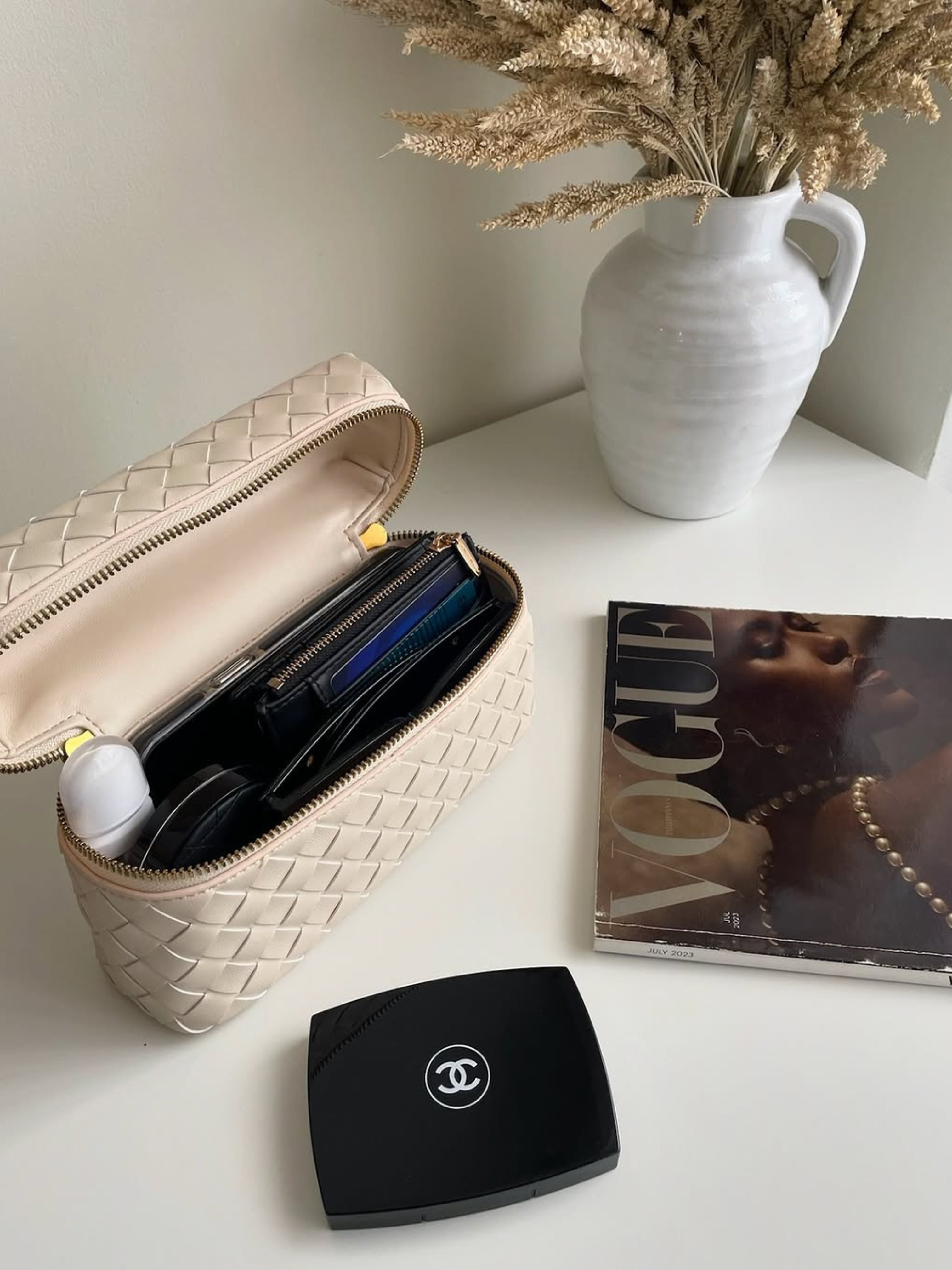 Julia | Strukturierte, geflochtene Tasche