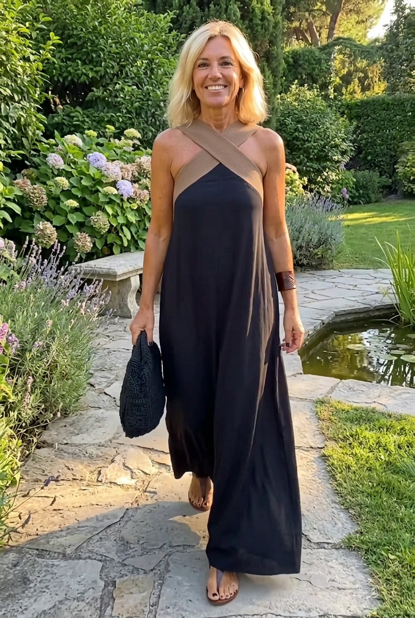 Delphine | Vestido de Verano con Detalle Cruzado
