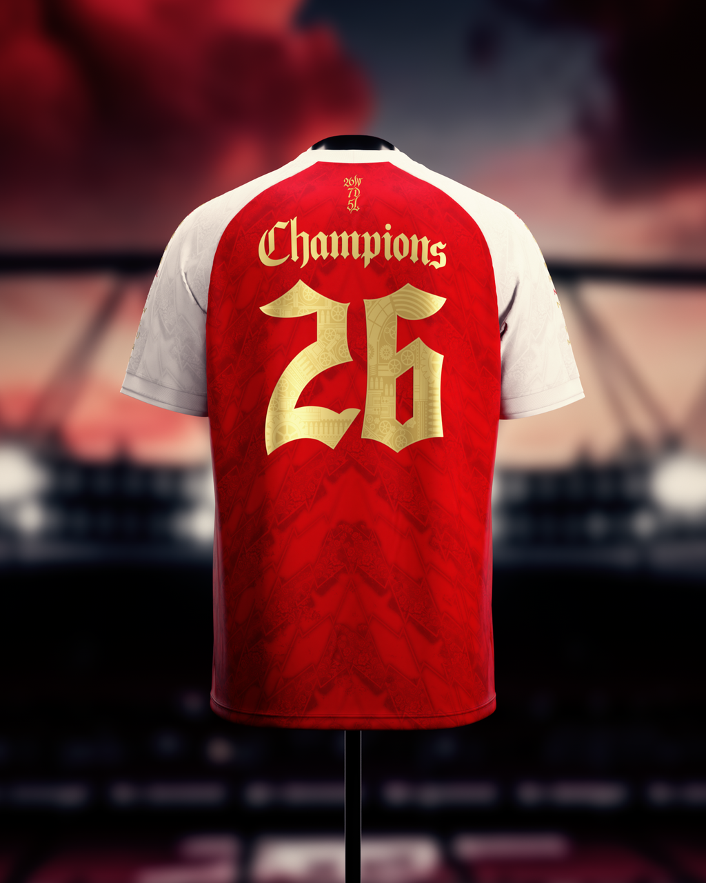 Camiseta AFC Campeones de Inglaterra 2026 - Roja