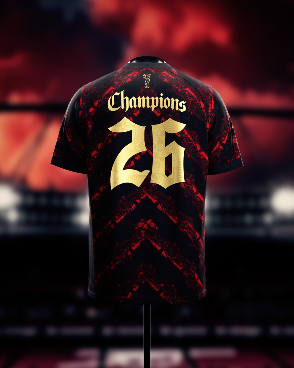 Camiseta AFC Campeones de Inglaterra 2026 - Negra